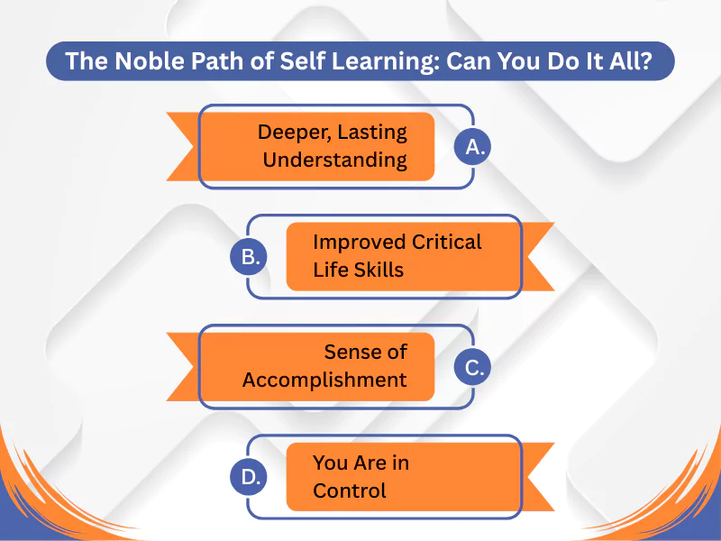 Online class assistants vs self learning: the benefits of the self-learning path.