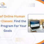 Types of online human biology classes guide, online learning with digital devices showing biology coursework