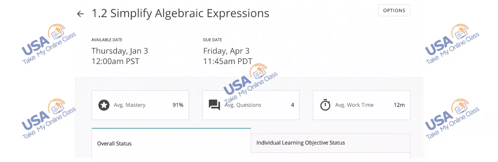 Gradebook Screenshot