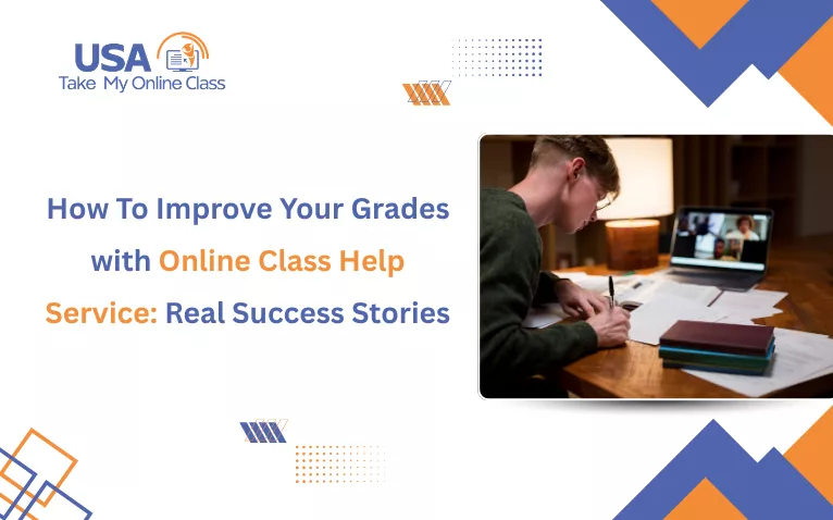 Student achieving real results learning how to improve grades with online class help